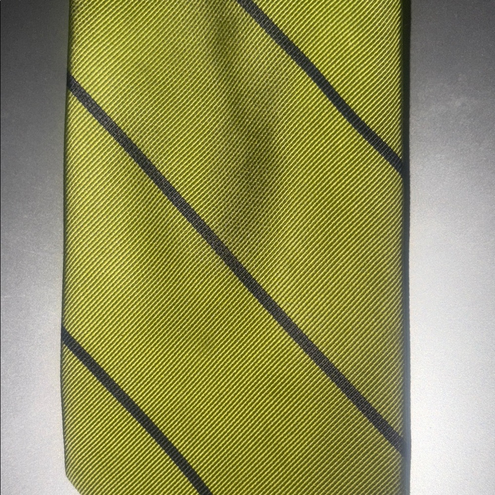 Roundtree & Yorke Tie Green with Navy Diagonal Stripes (Textured) Nordstrom